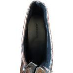 Aerosoles Womens Leopard Print Leather Ankle Boots Calf Hair Chunky Zip Sz 9 Photo 5