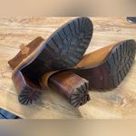 Ralph Lauren  | Lauren Devyn Two-Tone Brown Leather Boots, Size 7.5 Photo 2