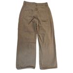 Adika Jeans Womens XS Brown High Rise Wide Leg Distressed Ripped Denim Grunge Photo 1