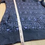 Akini Hooded Sweatshirt Womens S Stretch Knit Textured Tribal Pattern Long Slve Photo 8