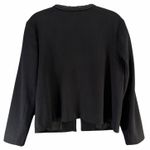 J. McLaughlin  Fanning Jacket Womens L Black Braided Trim Pockets Preppy Classic Photo 2