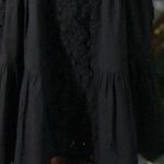 Victoria's Secret  VINTAGE Black Crochet Midi Dress Photo 5