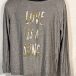 LC Lauren Conrad Disney by Lauren Conrad top grey size XL Love Is A Song Photo 0