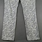 Coldwater Creek  Pants Womens 16 Blue Polka Dot Classic Fit Straight Leg Casual Photo 10