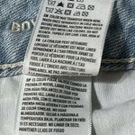 American Eagle  SZ 29 Waist Boy Midi Jean Shorts Mid-Rise Distressed Raw Hem Blue Photo 9