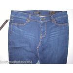 Genetic Denim Womens Dark Long NWT Jean Skirt 29 32 X 42 Tall Anthropologie Slit Photo 4