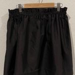 ZARA  Black Cinch Waist Mini Skirt Photo 0