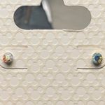 Pagoda 14k Opal Earrings White Photo 2