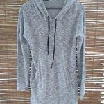 Maurice's L Gray Hoodie Sweatshirt Mini Dress Photo 0