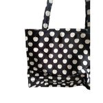 Kate Spade  Cream Black Apple Print Tote Nylon Shoulder Bag Photo 12