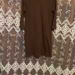 Noelle Brown Long Sleeve Dress Size XS Photo 2