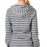 Obey striped hoodie zip Up sweater jacket sweatshirt Photo 4