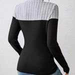 Lavishly Paris Nwt, Women's Decor Raglan Sleeve Mock Tee Photo 5