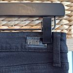 Paige  Verdugo Crop Mid-Rise Black Skinny Jeans, 27 Photo 5