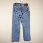 Levi's Levi’s Premium 501 Straight Leg Rigid Denim 100% Cotton Distressed Jeans Size 27 Photo 4