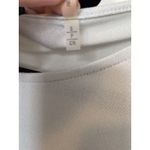 Tahari  Cold Shoulder Lightweight Gray Top Womens‎ Small Short  Sleeve Photo 2