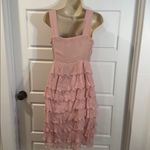 Chloé Chloe pansy pink tiered ruffles dress 4-6 Photo 4