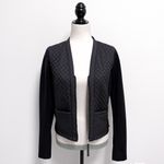 Lululemon Black And Again Quilted V Neck Zip Up Cardigan Jacket 4 Lightweight Photo 5