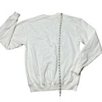 Sporty & Rich Crew Neck White Sweatshirt Oversized Street Wear Size XS Photo 3