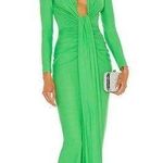 Solace London The Lorena Midi Dress in Bright Green Photo 1