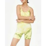 Lacausa Anthropologie x  Luna Unitard Green Tie Dye Size‎ Small Photo 8