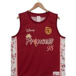 Disney  Princess Mulan Embroidered Women's Cropped Basketball Jersey Photo 1