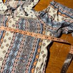 Cure Women’s boho blouse top open shoulder cut out Size M Photo 2