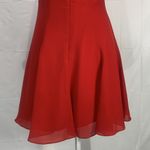 Rampage  Vintage Red Cocktail Mini Dress Size 3 Photo 8