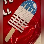 No Boundaries  Jelly Half Moon Red White & Blue Beach Pouch Photo 3