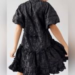 Sister Jane‎ Urban Outfitters Nora Jacquard Floral Mini Dress Size 6 (Medium) Black Photo 3