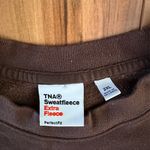 Aritzia Tna  sweat fleece extra fleece crewneck Photo 2