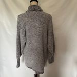 Vtg Y2K Side Effects Marled Cardigan Womens Sweater Sz M Chunky Knit Grandpa Black Size L Photo 6