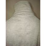 prAna New NWT White Gray Womens M Jacket Zip Pockets Moto Sweater Knit Warm Cool Photo 10