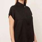 Vince Stand Collar Silk Blend Shirt Size XS Photo 0