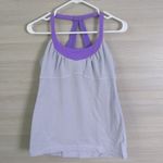 Lululemon Scoop Me Up Activewear Yoga Pullover Racer Tank Womens Purple Size XXS Photo 2