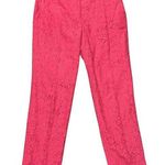 J.Crew  Cafe Capri Pink Floral Lace 4 Photo 0