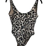 Dixperfect NEW  Malibu Retro 80/90s High Cut Low Back Leopard One Piece Size S Photo 5