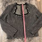 Eddie Bauer wool blend boucle tweed open jacket blazer 8 Photo 7