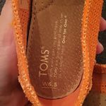 Toms Peachy Orange Slip-on Size 6.5 Loafers Photo 3