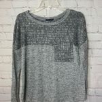 Sweet Claire  Textured long sleeve shirt, light gray, boatneck Photo 4