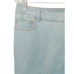 Christian Siriano Womens Jeans Size 12 Light Blue Denim Straight Leg Designer Photo 6