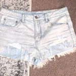 American Eagle Outfitters Light Wash Denim Shorts Blue Size 12 Photo 0