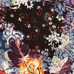 Jaase Rosella floralĀ collage jacket notched collar sideāslitsā1ābuttonāEUC Photo 13