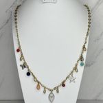 Chico's Bee Heart Star Charm Gold Tone Long Necklace β¨ Photo 0