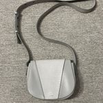 Vince Grey Leather Crossbody Bag - Adjustable Strap Photo 1