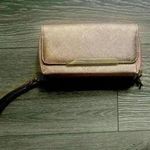 Charlotte Russe Rose Gold Wristlet Clutch Bag Party Cute Small Dance Dinner Photo 0