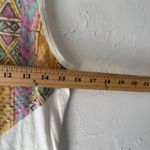 Kimchi Blue Tribal Sequin Tank Top M White Boho Festival Indie Summer Photo 7