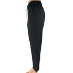 Ann Taylor  LOFT Black Elastic Waist Drawstring Straight Leg Trousers Pants Sz XS Photo 1