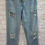 Old Navy Women's Sky Hi Straight Ripped Jeans Size 6 Tall Photo 0