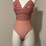 Love Tree NWOT embroidered crochet lace and mesh bodysuit Photo 10